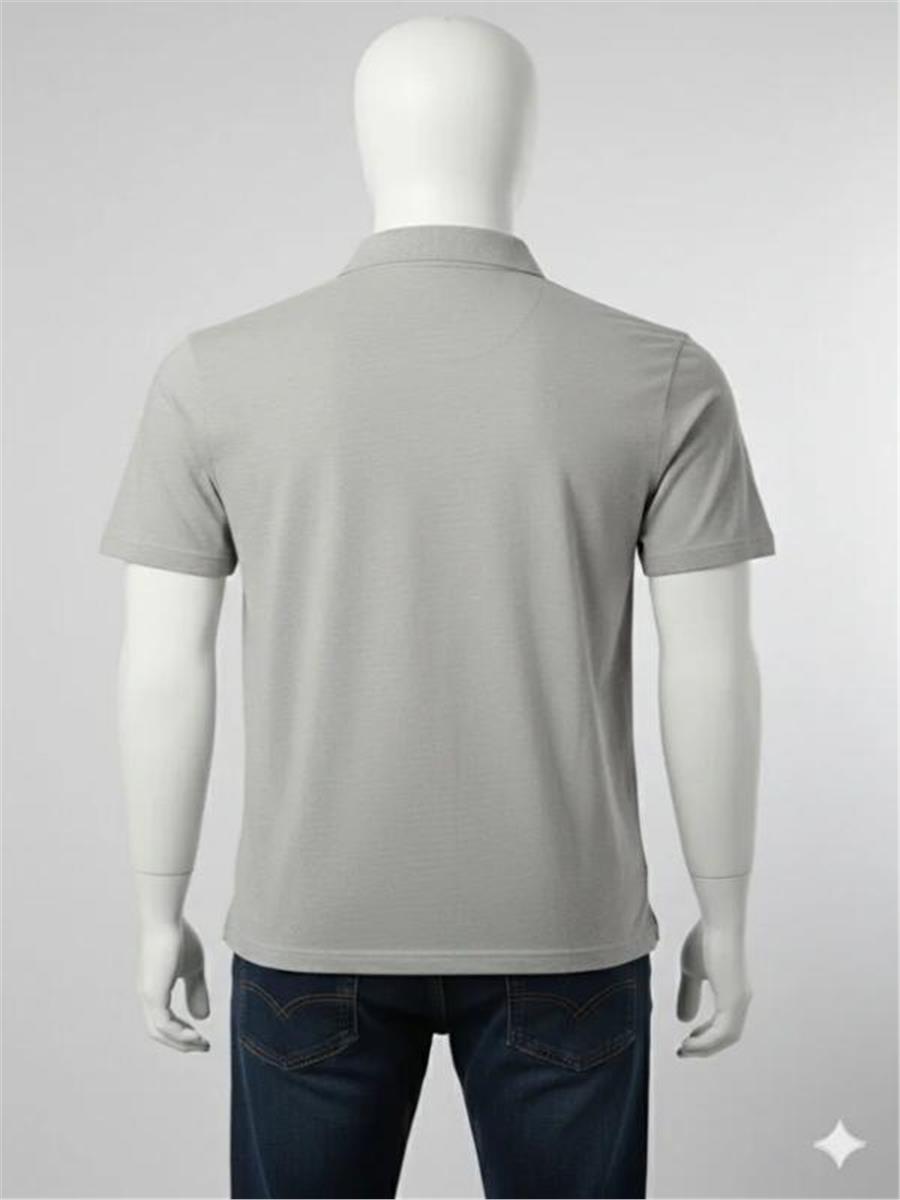 Yazlık Polo Yaka Penye Tshirt %100 Pamuklu Sol Göğüs Cepli